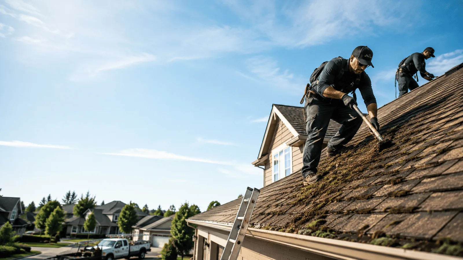 Roof Moss Removal in Van Horn, TX near me